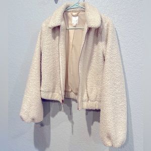 Short White Puffer Jacket